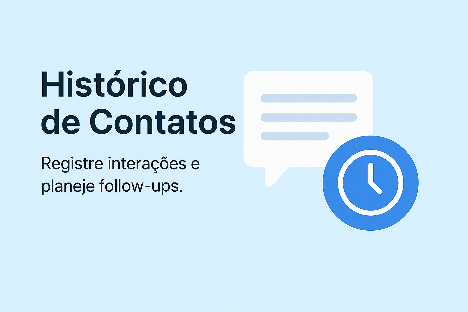 Histórico de Contatos